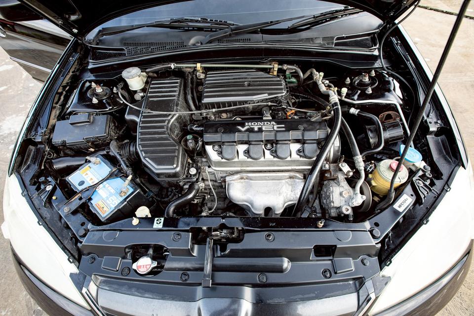Honda Civic Dm 1.7 Vtec สีดำ เดิมสวย หายาก ปี 2004  10