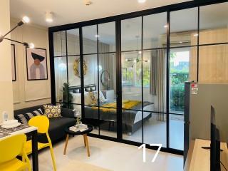 คอนโด ห้อง28 ตร.วา  ไอรีส แอเวนิว อ่อนนุช  ลาดกระบัง Iris Avenue ใกล้สุวรรณภูมิ โรบินสัน ลาดกระบัง พาสิโอ  ตึก3ชั้น1 3