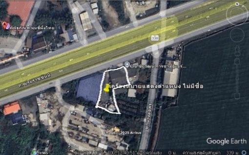 ขายที่ดินพร้อมสิ่งปลูกสร้าง พื้นที่รวม 1-0-44 ไร่  ติดถนนบรมราชชนนี ฝั่งขาออก อ.นครชัยศรี นครปฐม เหมาะสำหรับอยู่อาศัย ทำธุรกิจค้าขาย 2