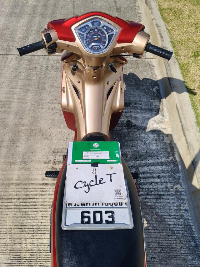 Honda Wave 110i AT ปี2010 สีแดงแก้ว-น้ำตาล***ย้ำเวฟเกียร์ออโต้ WaveAT 7