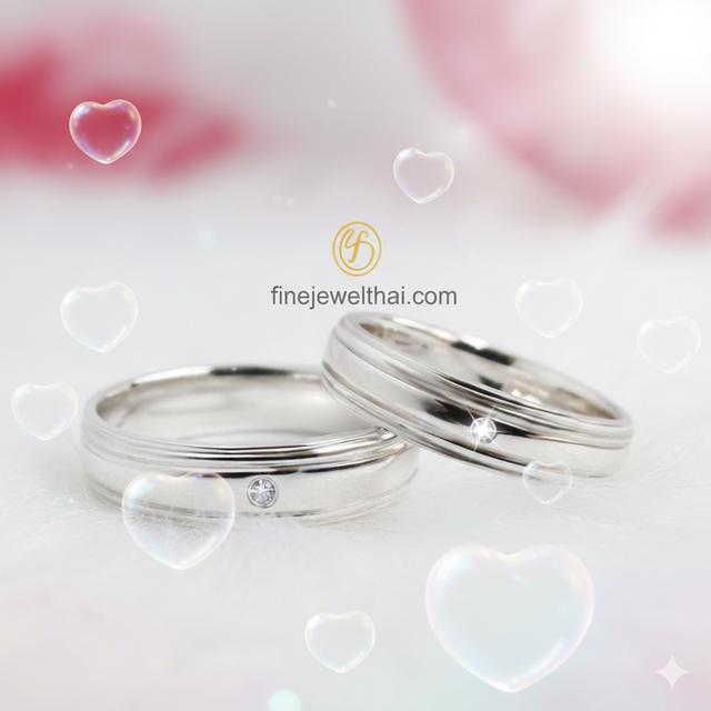 FineJewelThai | Ever Couple Ring แหวนคู่เพชรแท้ แหวนแต่งงาน