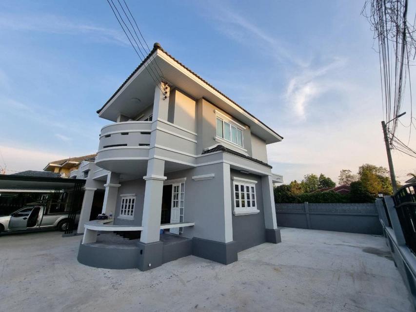 รูป ให้เช่า บ้านเดี่ยว 3 ห้องนอน พร้อมเข้าอยู่ มณีรินทร์ รัตนาธิเบศร์ 245 ตรม. 90 ตร.วา ใกล้ เซ็นทรัลเวสต์เกต