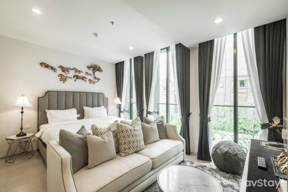 ให้เช่า คอนโด Noble ploenchit 1 นอน 44 ตร.ม. ชั้น 4 ตกแต่งเฟอร์ครบ พร้อมวิวสวน 4