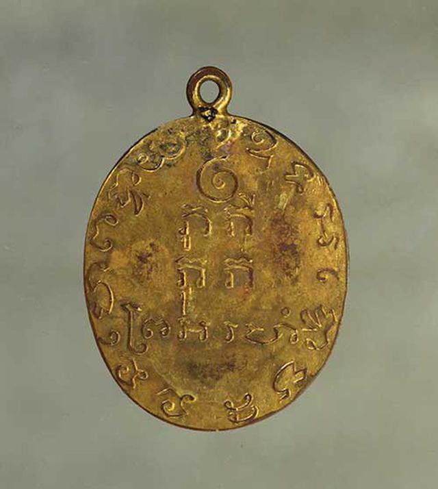 รูปหลัก เหรียญ หลวงพ่อแก้ว วัดพวงมาลัย เนื้อทองแดงกะไหล่ทอง ค่ะ j1435