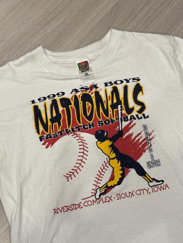 เสื้อยืดวินเทจ 1999 ASA Boys Softball Nationals 2