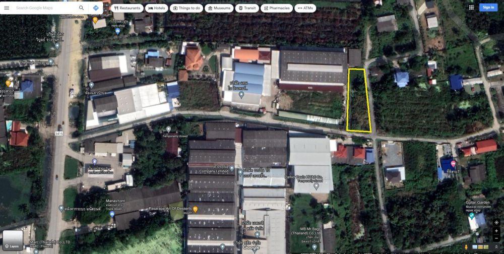 ขายที่ดินแปลงหัวมุม ติดถนน 2 ด้าน เนื้อที่ 231 ตรว. ถนนพุทธมณฑลสาย 7  1
