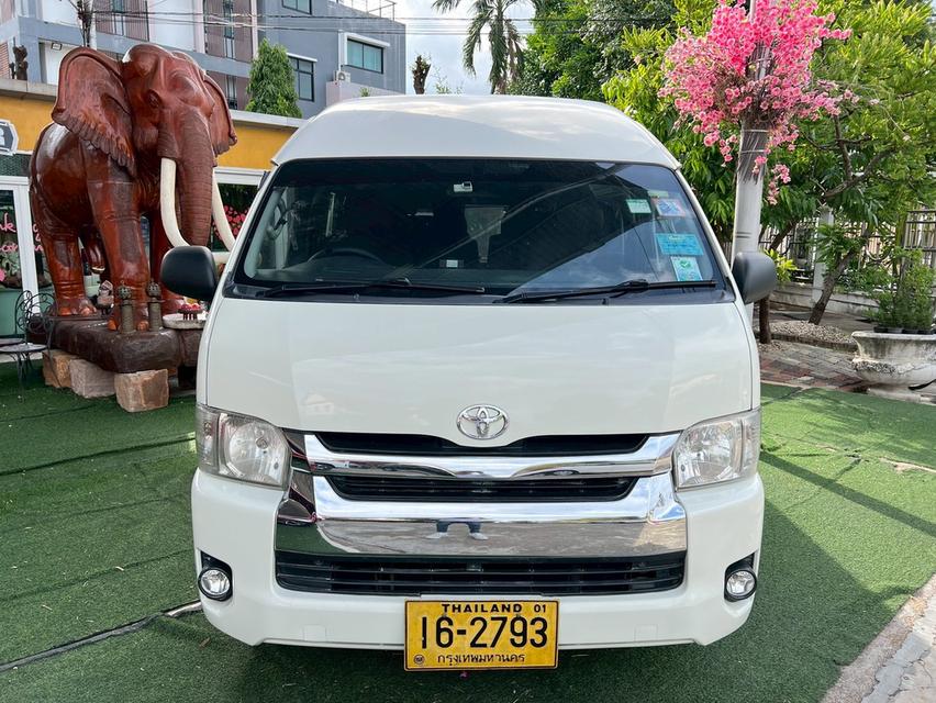 TOYOTA ตู้ HIACE COMMUTER 2.7cc. VVTI เกียร์ธรรมดา ~เบนซิน + CNG 2 ระบบ ปี2019