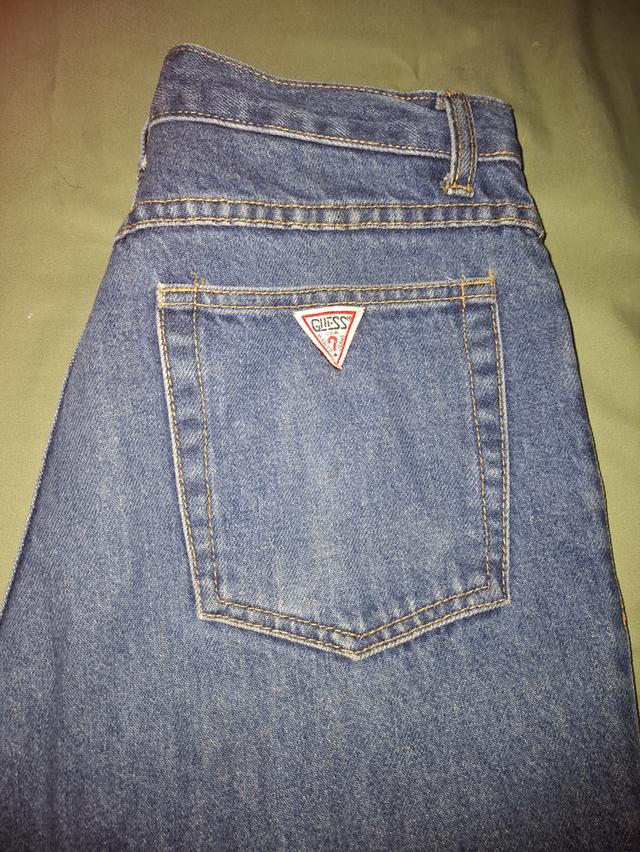กางเกงยีนส์ GUESS USA by Georges Marciano Made in USA 80s Vintage Cut 26703 เอว 31