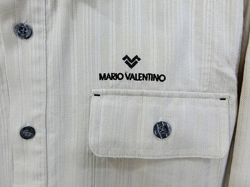 MARIO VALENTINO แท้ อก42 เสื้อเชิ๊ตแจ๊ตเก๊ตแขนยาวคลาสสิกสปอต 2