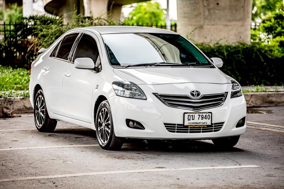 Toyota Vios 1.5E ปี 2010 เกียร์ออโต้ สีขาว