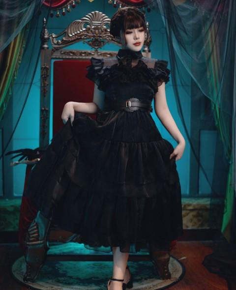 เดรสดำ คอสเพลย์ฮาโลวีน รูปย่อยที่ 4