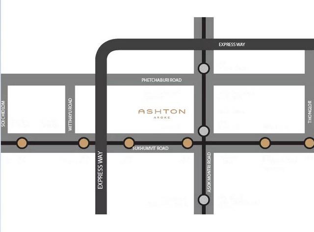 CONDO Ashton Asoke พื้นที่เท่ากับ 34 SQUARE METER 1Bedroom1BATHROOM ใกล้กับ BTS อโศก บรรยากาศน่าอยู่ 2