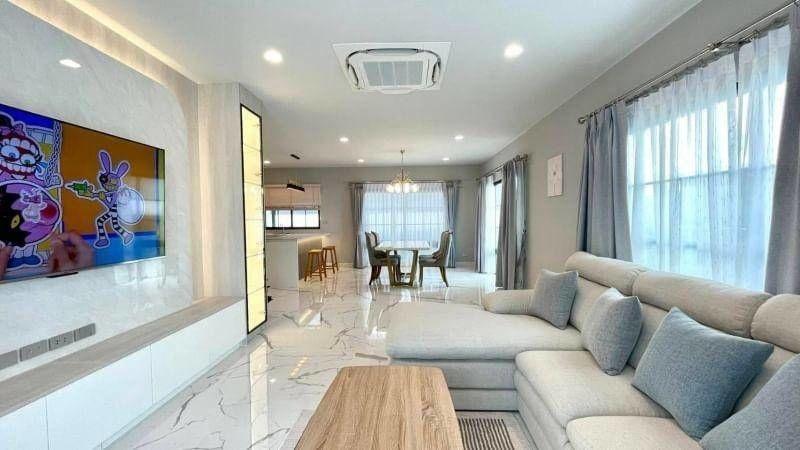 ขายและให้เช่าบ้านเดี่ยวพร้อมอยู่ โครงการเศรษฐสิริ บางนา-สุวรรณภูมิ ใกล้สนามบินสุวรรณภูมิและRobinsonลาดกระบัง สมุทรปราการ 2