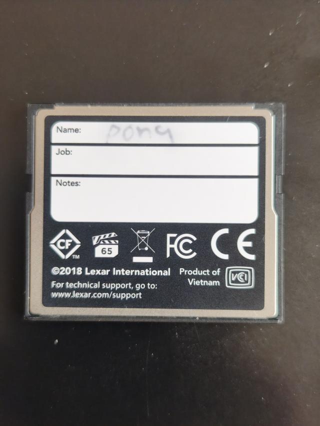 CF card การ์ด Lexar 128Gb 160 M/s Professional 1066x CompactFlash 3