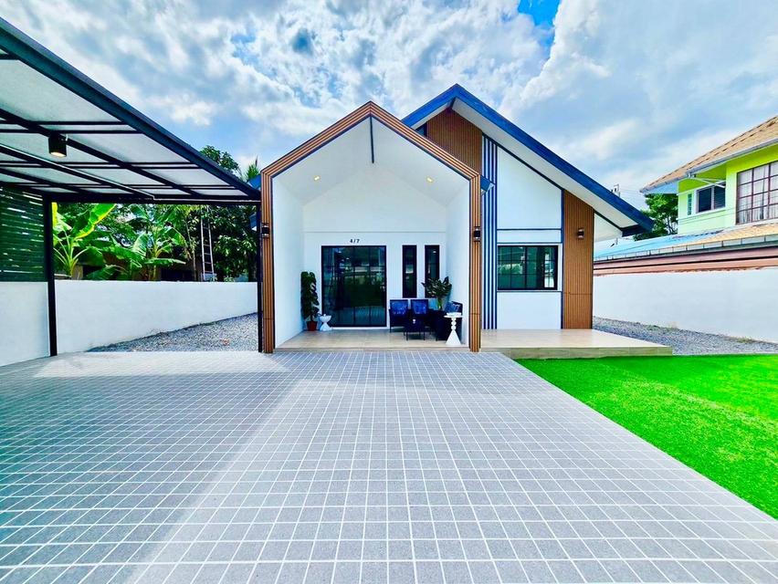 บ้านเดี่ยวชั้นเดียว 100 ตร.วาใกล้รถไฟฟ้าสีเขียว 5