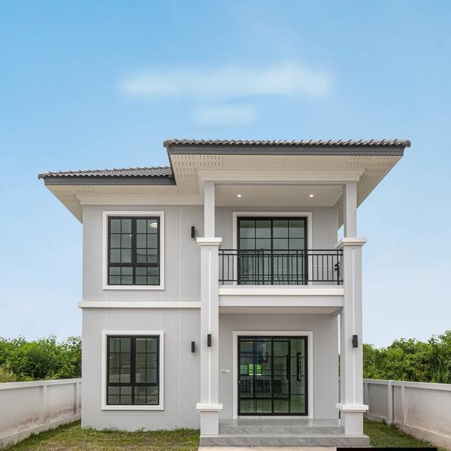 💒 บ้านเดี่ยว2 ชั้น สร้างใหม่ ประโดก-หมื่นไวย ใกล้ M6 ราคาบ้าน 4.89 ลบ. โทร.081-1132531/089-8192526 17