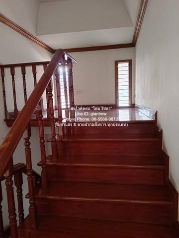 บ้าน ขายบ้านหรู 2 ชั้น (ตามสภาพ) พร้อมที่ดิน 336 ตร.ว. ติดทะเลสาบ และสนามกอล์ฟ ม.เมืองเอก รังสิต (ใกล้สนามบินดอนเมือง) ร 8