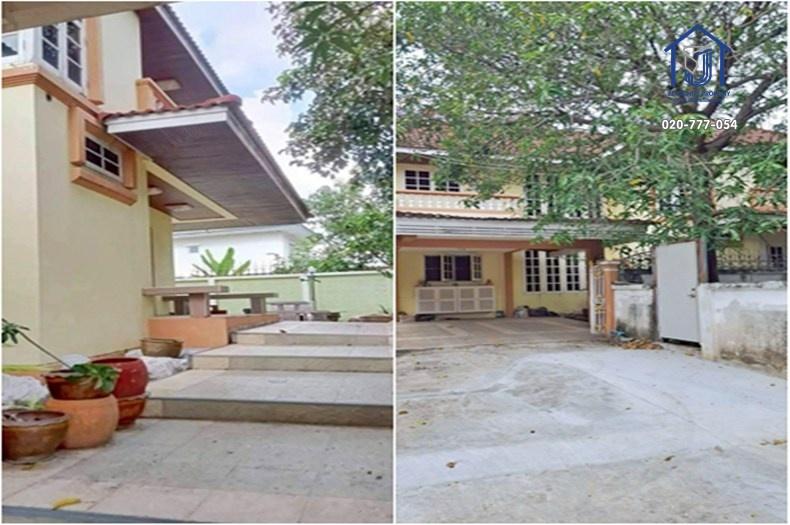 ขายบ้านเดี่ยว 2 ชั้น 88 ตารางวา หมู่บ้านชวนชื่น บางเขน ซอยแจ้งวัฒนะ 14 หลังริม ใกล้รถไฟฟ้าสายสีชมพู 2