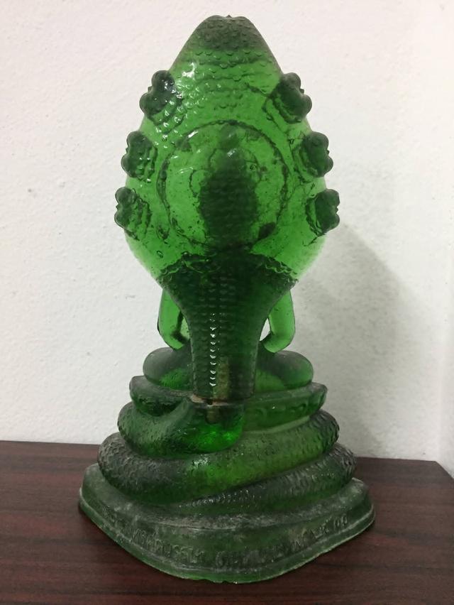 #พระแก้ว 25 พุทธศตวรรษพิมพ์นาคปรกหรือพระประจำวันเกิด(วันเสาร์)  หล่อในพิธี 25 พุทธศตวรรษรุ่นพิเศษ ปีพ.ศ. 2500 รูปที่ 2