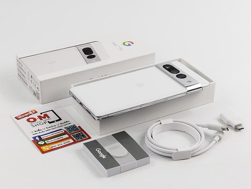 ขาย/แลก Google Pixel 7Pro 12/256 White สภาพสวยมาก แท้ ครบยกกล่อง เพียง 31,900 บาท  1