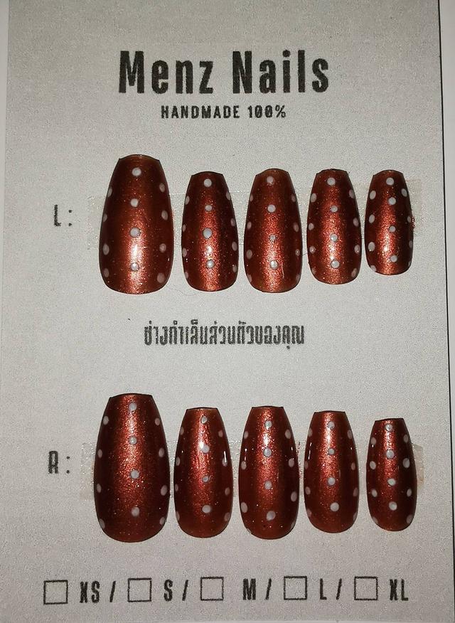 งานเล็บเพ้นท์เล็บ งานแฮนด์เมด 100% สำหรับเล็บมือและเล็บเท้า รูปย่อยที่ 4