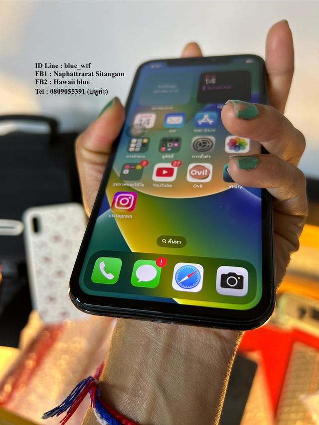 IPhone X 256GB TH เครื่องไทย เบต้าแบต99% สแกนFace IDได้ ใช้งานปกติ ได้ทุกซิม สภาพสวย 4