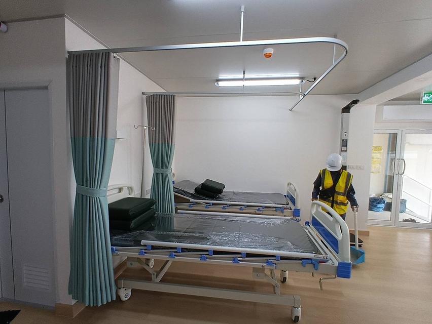 ขายรางดัดโค้งโรงพยาบาล กั้นเตียง คลินิค 9