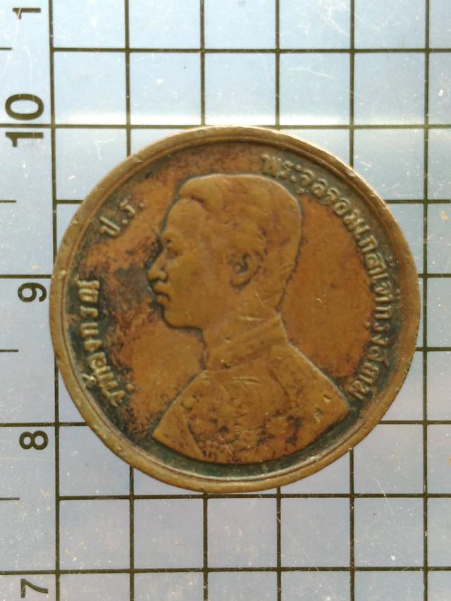 รูป 5353 เหรียญ ร.5 หนึ่งอัฐ ร.ศ.124 หลังพระสยามเทวธิราช เศียรกล