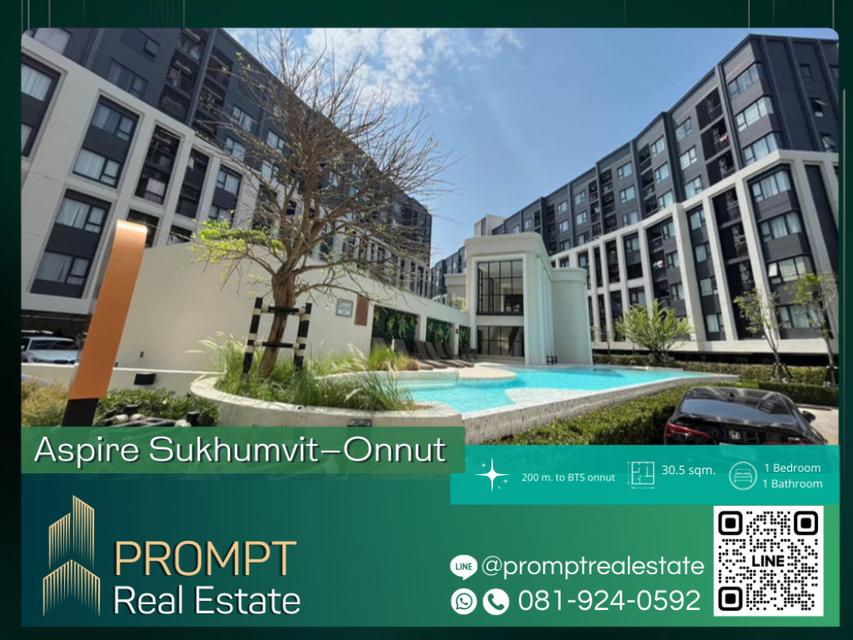 PROMPT *Rent*  Aspire Sukhumvit–Onnut  - (Onnut)  - 30.5 sqm 1