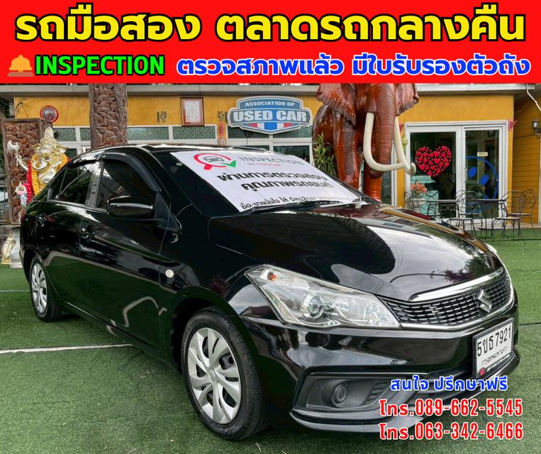 🚘ปี2021 Suzuki Ciaz 1.2  GL ติดแก็ส LPG  ⭐ไมล์แท้ 51,xxx กม. 📌เกียร์ธรรรมดา  ✨ประหยัดน้้ำมัน  ⚙️เครื่องเบนซิน ติดแก็ส LPG ถังโดนัท  3