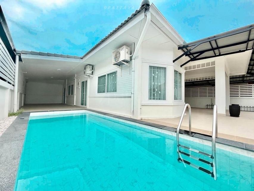 For Rent / For Sale — Brand-New Modern Pool Villa near Mabprachan Lake, Pattaya Land size: 60 sq.wah• 3 bedrooms• 2 bathrooms• Private swimming pool 1