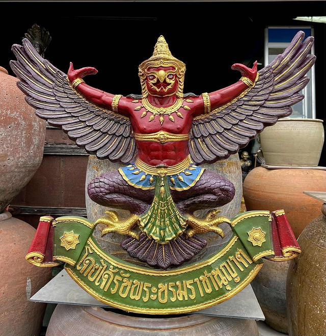 พญาครุฑ ครุฑธนาคาร ครุฑแขวนผนัง องค์ใหญ่ ขนาด70ซม