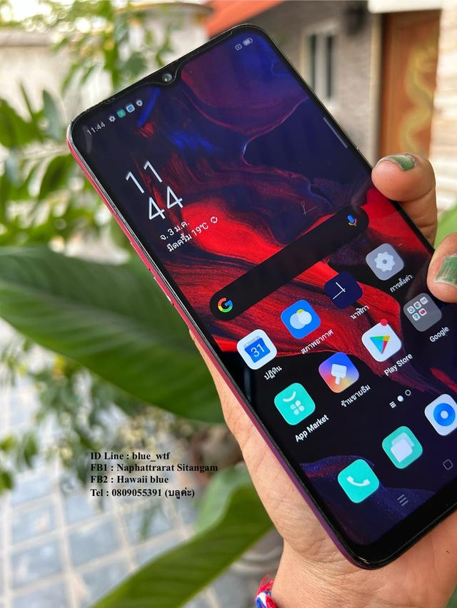 OPPO F9 จอ6.3นิ้ว 4G 2ซิม Rom64 Ram6 กล้องสวย สแกนนิ้วได้ ใช้งานปกติ ได้ทุกซิม 6