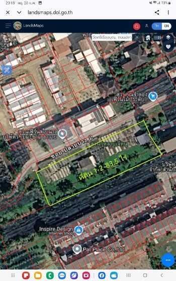 ขายที่ดินใกล้ถนนกาญจนาภิเษก ใกล้ทางเข้าทางด่วนศรีรัช เซ็นทรัลเวิลด์ 15 นาที เนื้อที่ 1-2-83 ไร่ 1