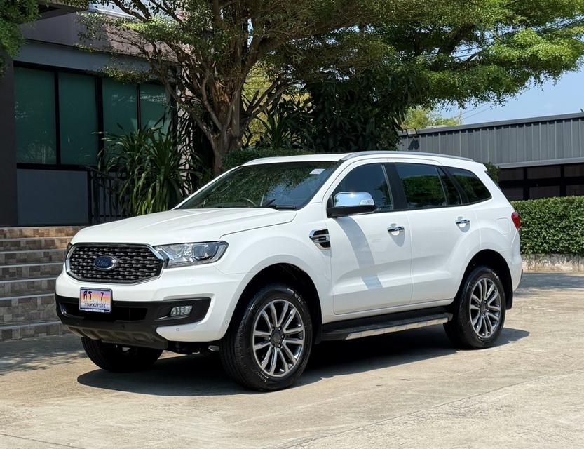 2021 FORD EVEREST 2.0 TITANIUM PLUS รถมือเดียวออกป้ายแดง รถวิ่งน้อยเพียง 8X,XXX กม เข้าศูนย์ทุกระยะ รถไม่เคยมีอุบัติเหตุครับ รูปที่ 3