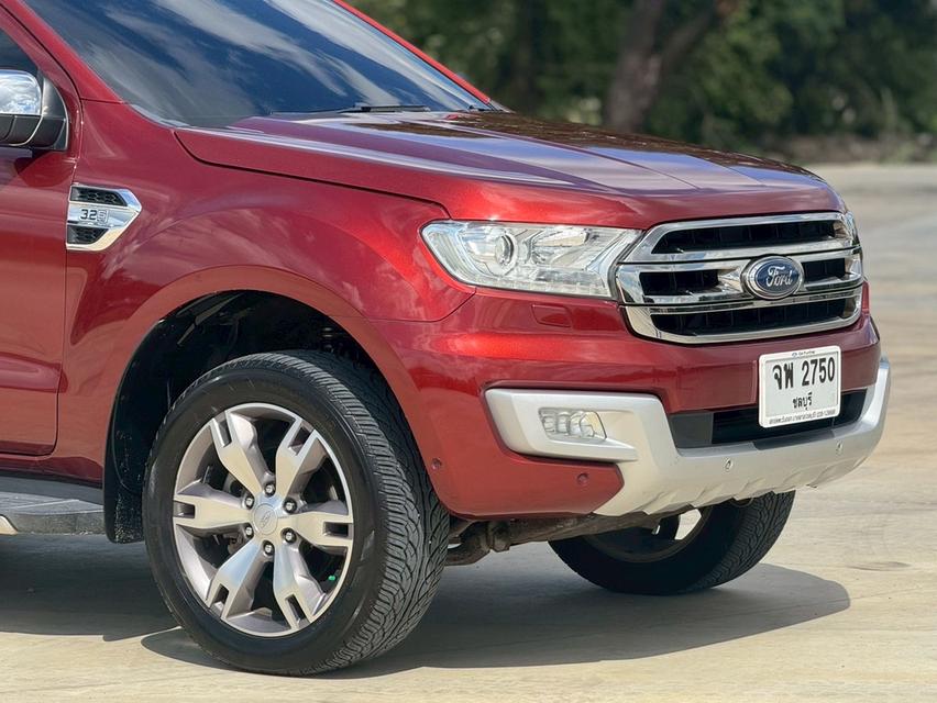 FORD EVEREST Wagon 4dr Titanium+ 7st Auto 6sp 4WD 3.2DCT (Navi)Y17สีแดง เกียร์ออโต้  10