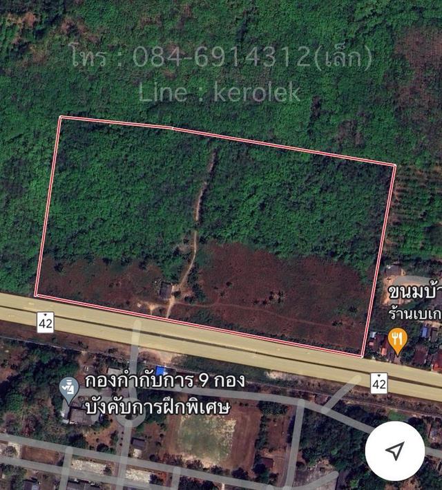 ขายด่วน! ที่ดินน้ำไม่ท่วม 100% อ.สะเดา ตรงข้ามค่ายท่านมุก 1