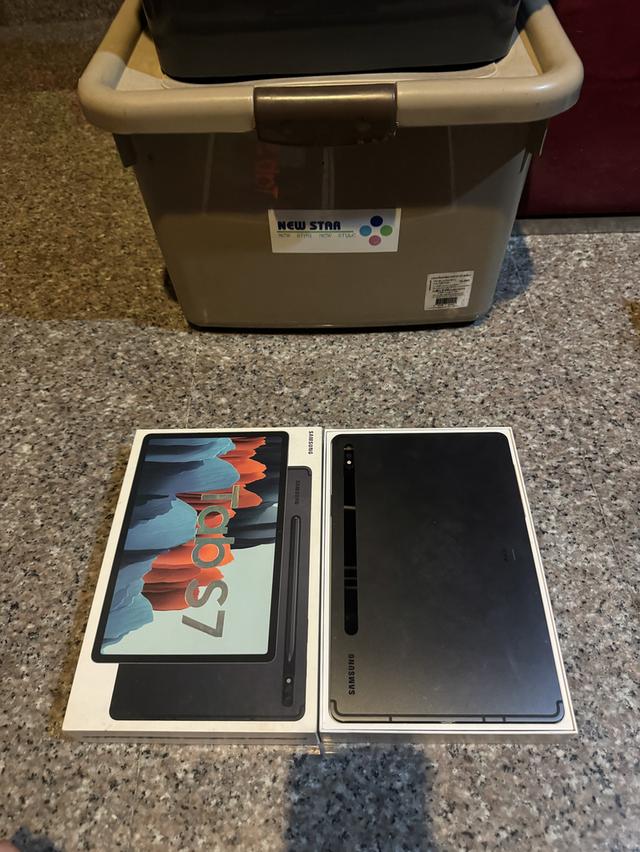 ขายๆๆๆถูกSamsungTabS7สีMystic Gray 128กิ๊กมีกล่องคับสภาพสวยการใช้งานดีเยี่ยมทุกๆฟังชั่นเครื่องรีสโตได้ตลอดไม่มีติดแอคเค้าใดๆคับ  สภาพ: 97% สวยๆคับไร้ร รูปที่ 2