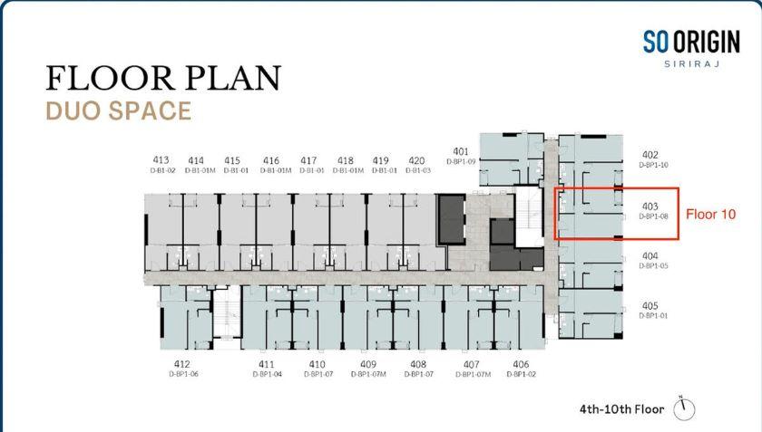CM04394 ขายดาวน์ คอนโด โซ ออริจิ้น ศิริราช และ โซ ออริจิ้น เวลเนส ศิริราช ถ.พรานนก 7