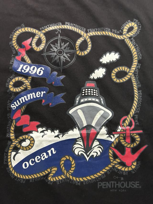 🔥 [ULTRA RARE] Vtg. 1996 PENTHOUSE NY "Summer Ocean" - ป้ายแดงผ่าข้าง (สภาพนางฟ้า) รูปที่ 4
