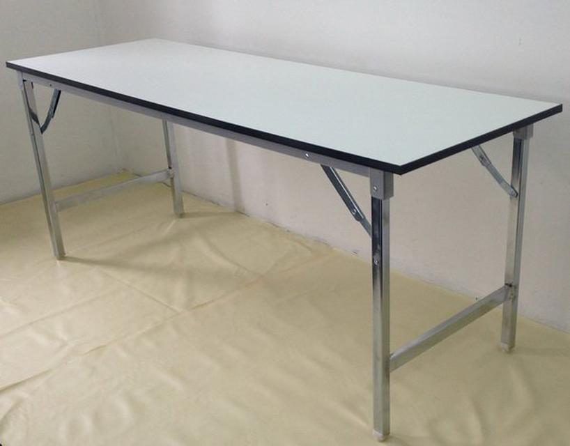 สินค้าพิเศษ Uni-C001 โต๊ะพับ 19 MM. โต๊ะพับ โต๊ะประชุม โต๊ะสัมมนา หน้าโต๊ะหนา 19 มิล.  1