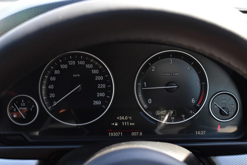 BMW 520D M SPORT 2016 ดีเซล รถบ้านสวยกริบ 4