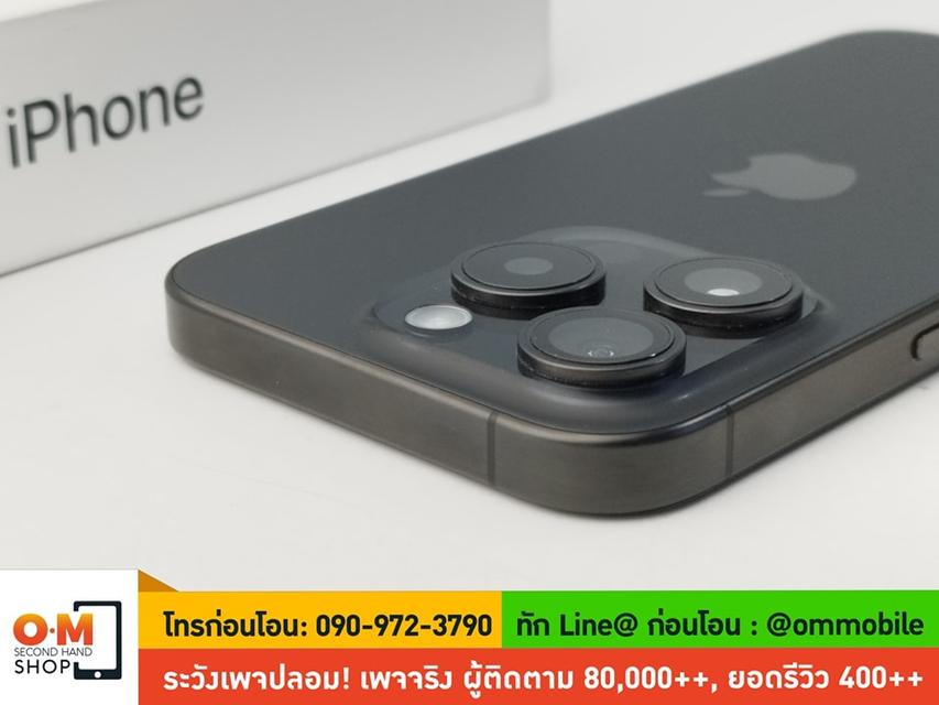 ขาย/แลก iPhone 15 Pro 256GB Black Titanium LL/A /2 Sim (eSim เท่านั้น) สภาพสวยมาก แท้ ครบกล่อง เพียง 34,900 บาท 6