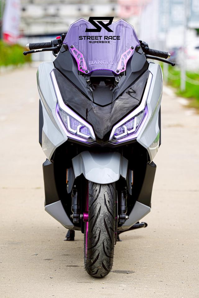 2024 Honda forza 350 rs ปี 2024 แต่งเต็มล้นคัน! 🔥 💥 ท่อ akrapovic / ไฟหรี่ bm + ไฟเลี้ยวในตัว เปลี่ยนสีได้ / ล้อสี powder coat 7