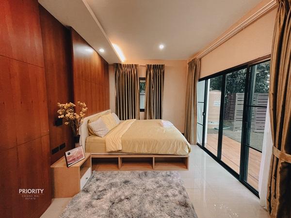 ให้เช่าบ้าน 2 ชั้น หมู่บ้านเลควิวปาร์ค2 ม.6 อ.สันทราย จ.เชียงใหม่ พร้อมสระว่ายน้ำส่วนตัว 4 ห้องนอน โทร 061-253-8544 12
