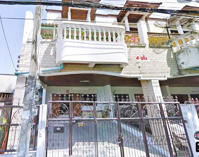 BTSปุณณวิถี 1.1กม.สุขุมวิท101ให้เช่าทาวน์โฮม 4 ชั้น+ดาดฟ้า ใหญ่มาก กว้าง 6 ม. ปุณณวิถี25-31 6นอน มีหลังคา 28ตร.วา. 430 ต 1