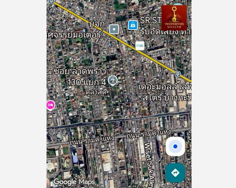 ขายที่ดินพร้อมบ้าน 163 ตารางวา ซอยลาดพร้าว 130 เขตบางกะปิ ใกล้รถไฟฟ้าสีเหลือง ลาดพร้าว 101 2