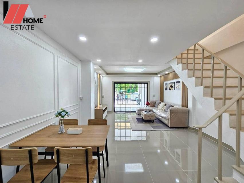 หมู่บ้านพร้อมจิตร ซอยกันตนา - บางใหญ่ หน้าสวน หลังติดทุ่งนา ลมดี วิวธรรมชาติ 14