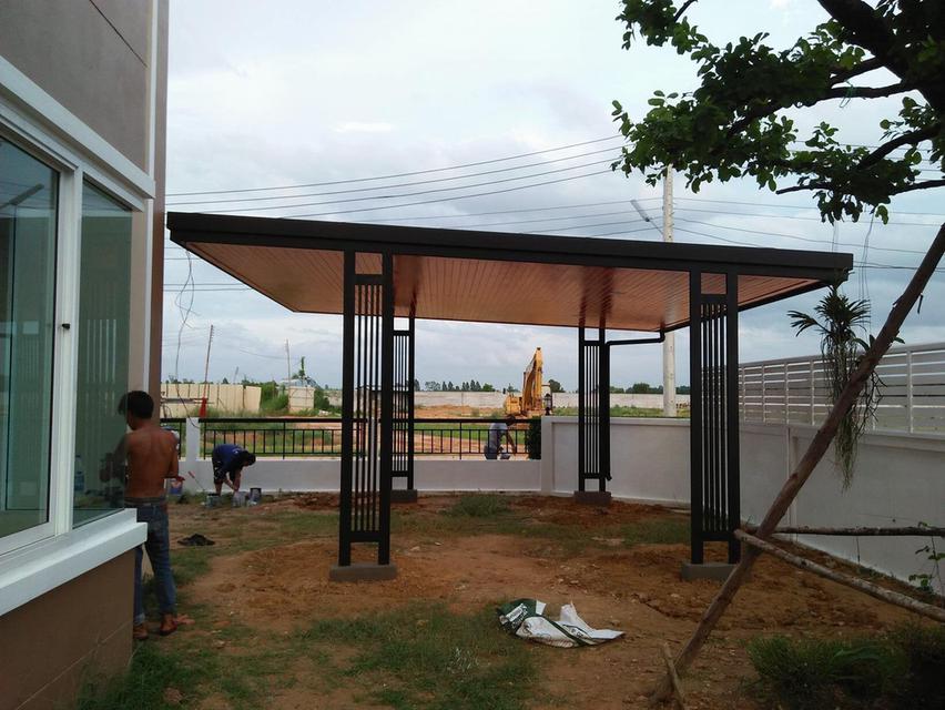 ติดตั้งรางน้ำฝนนครพนม รับเหมารับติดตั้งท่อดูควัน ติดตั้งกันสาดนครพนมผ้าใบ  11