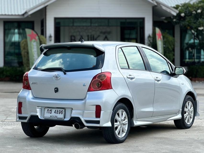 🚘 TOYOTA YARIS 1.5E A/T สีบรอนด์เงิน 2012 รหัส WK4896 7